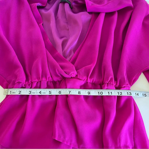 Revolve Anaya Blouse in Magenta - Picture 10 of 13
